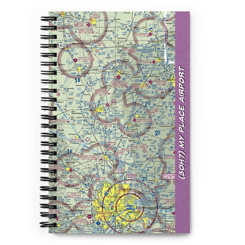 My Place Airport (3OH7) VFR Sectional Notebook 