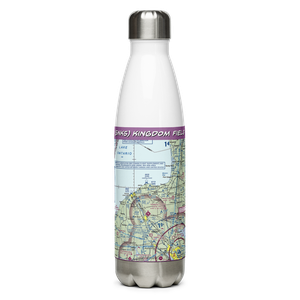 Kingdom Field (5NK5) VFR Sectional Water Bottle