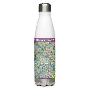 Rolling Hills Airport (5NY7) VFR Sectional Water Bottle