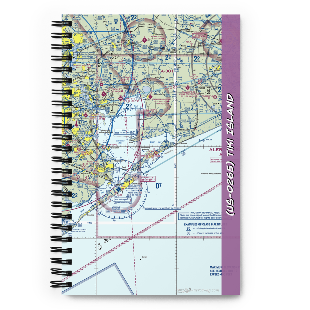 Tiki Island (US-0265) VFR Sectional Notebook 