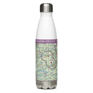 Rogers Private Airport (5OI9) VFR Sectional Water Bottle