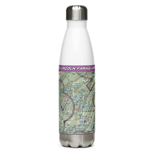 Lincoln Farms Airport (5PN8) VFR Sectional Water Bottle