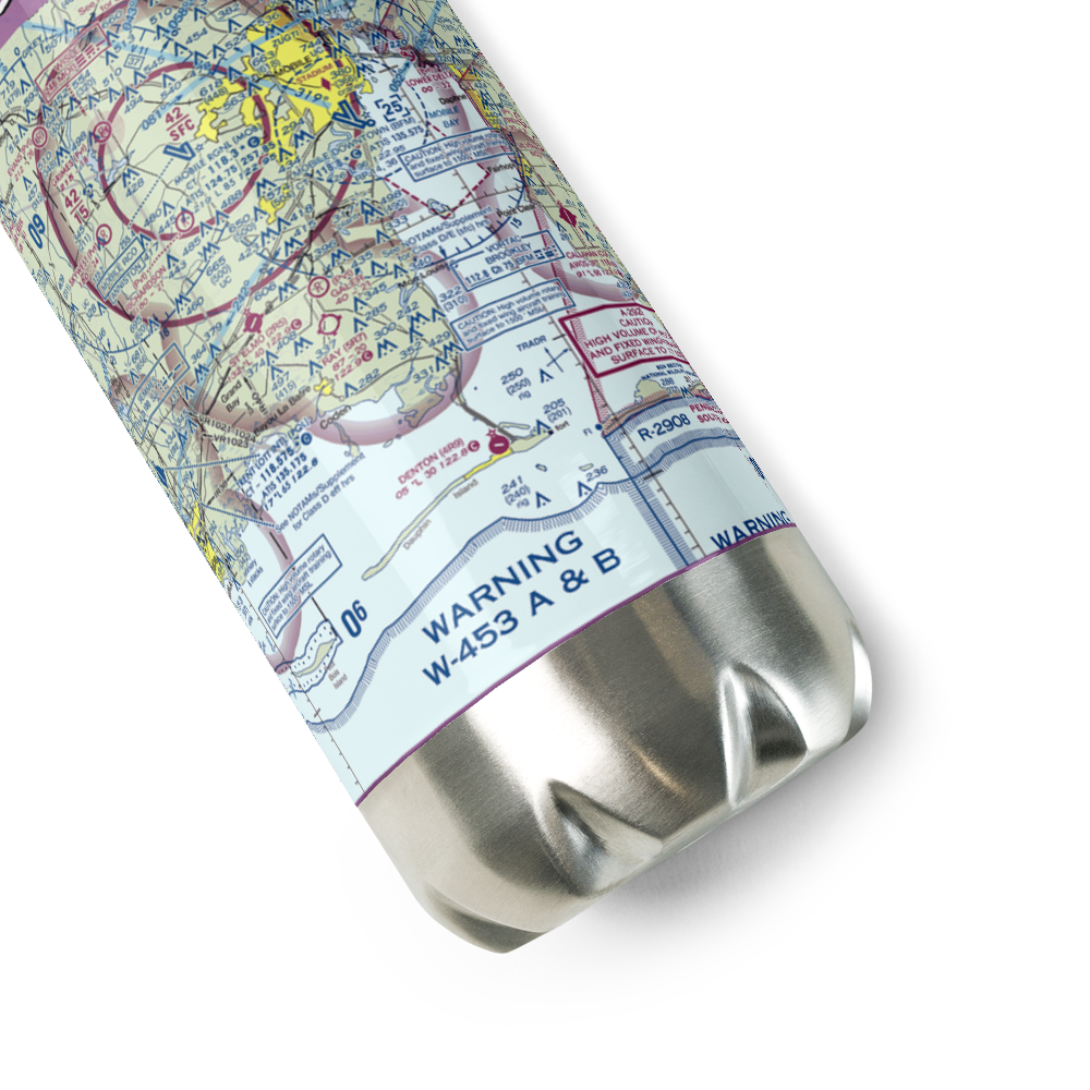 Roy E. Ray Airport (5R7) VFR Sectional Water Bottle 