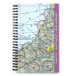 Sawyer / Southwest Lakes Airpark (US-0182) VFR Sectional Notebook