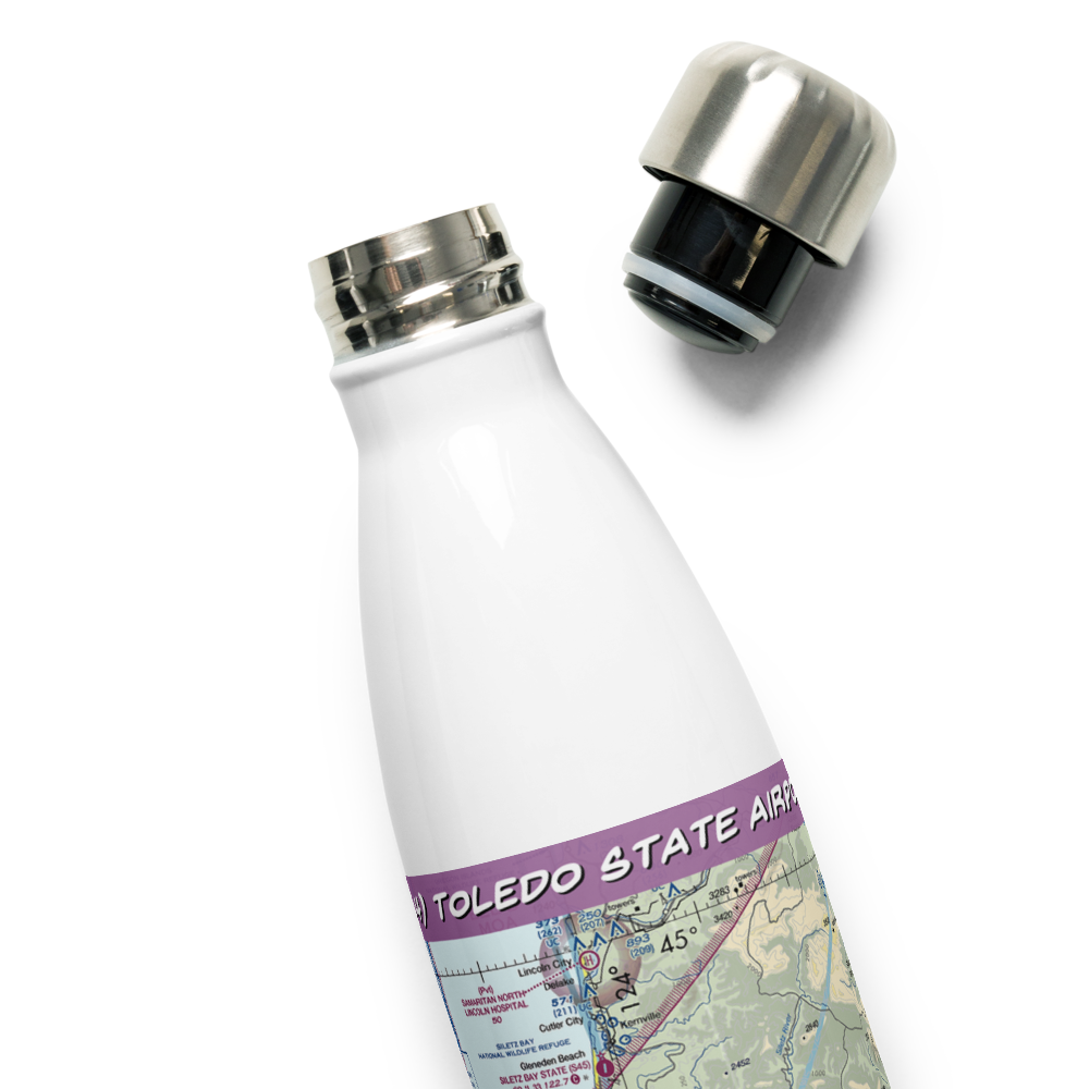 Toledo State Airport (5S4) VFR Sectional Water Bottle 