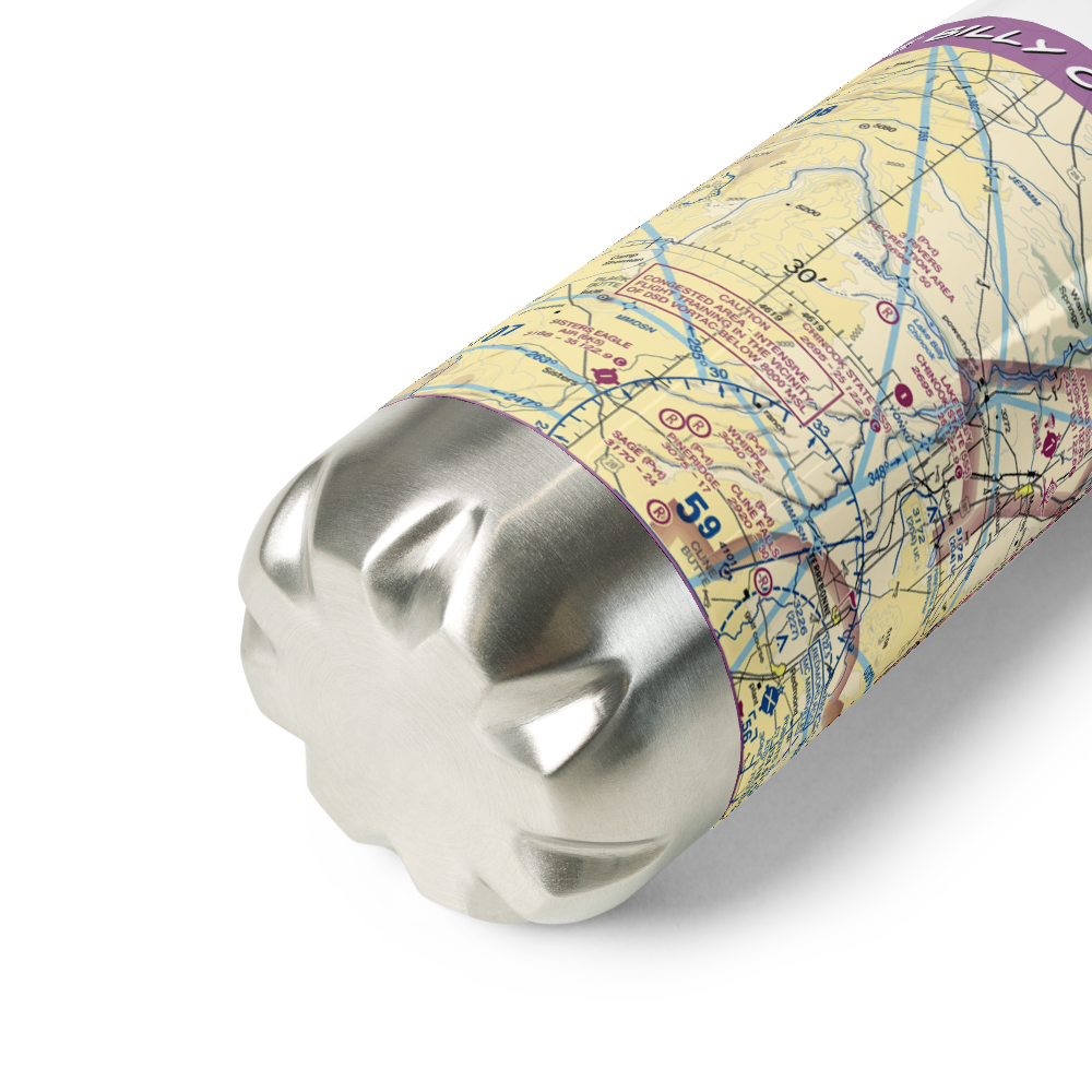 Lake Billy Chinook State Airport (5S5) VFR Sectional Water Bottle 