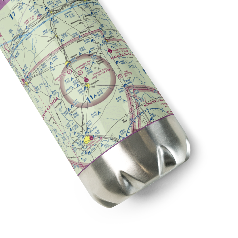 Pearson Ranch Private Airport (5TA3) VFR Sectional Water Bottle 