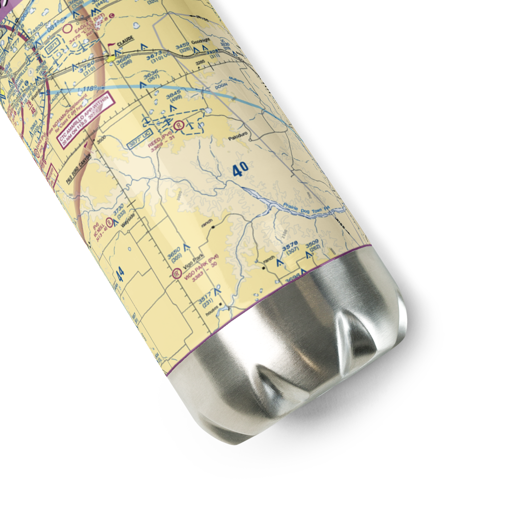 Reed Airport (5TA4) VFR Sectional Water Bottle 