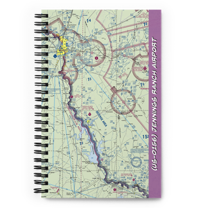 Jennings Ranch Airport (US-0156) VFR Sectional Notebook