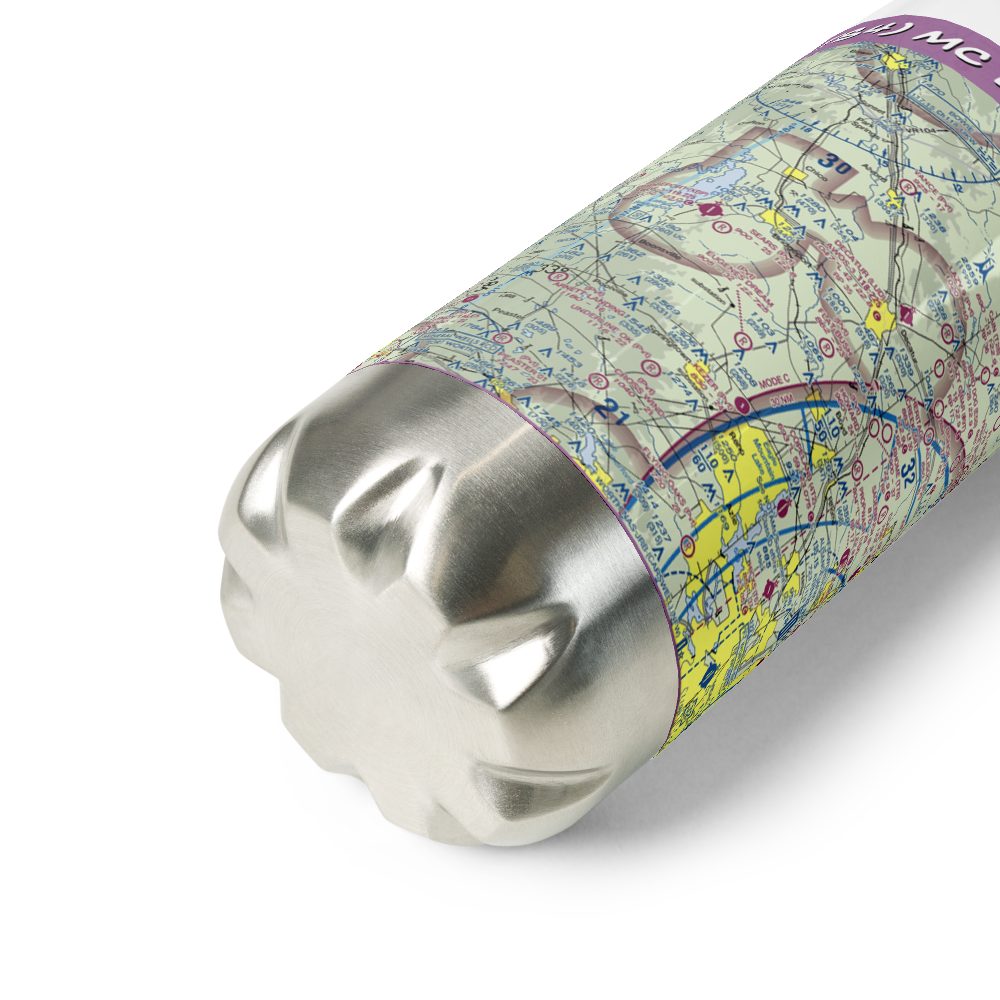 Mc Entire Airport (5TS4) VFR Sectional Water Bottle 