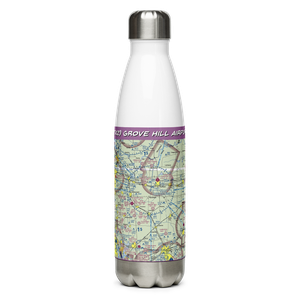 Grove Hill Airport (5TX2) VFR Sectional Water Bottle