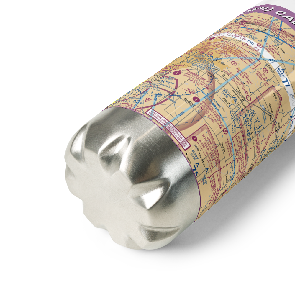 Calhan Airport (5V4) VFR Sectional Water Bottle 