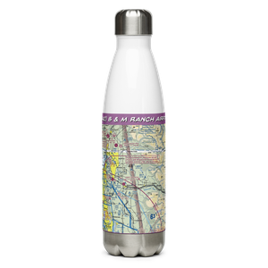 B & M Ranch Airport (5WA2) VFR Sectional Water Bottle