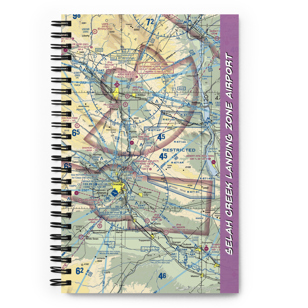 Selah Creek Landing Zone Airport (US-0087) VFR Sectional Notebook 