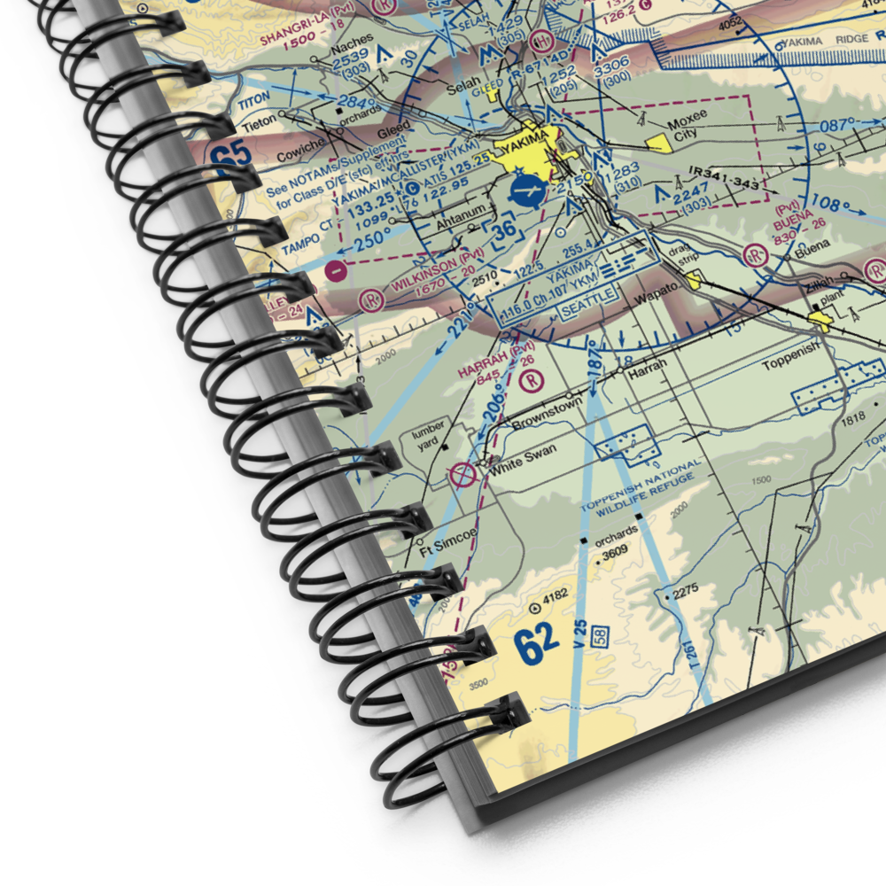 Selah Creek Landing Zone Airport (US-0087) VFR Sectional Notebook 