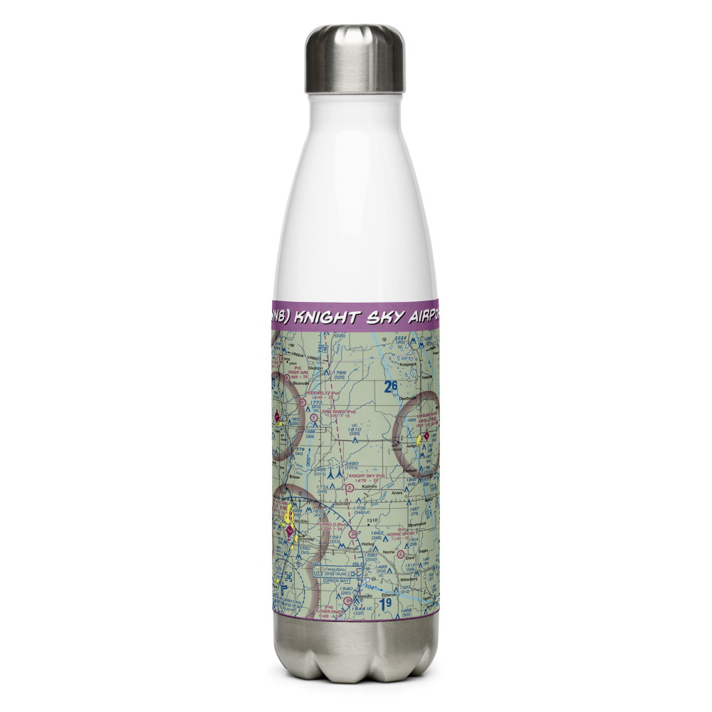 Knight Sky Airport (5WN8) VFR Sectional Water Bottle 