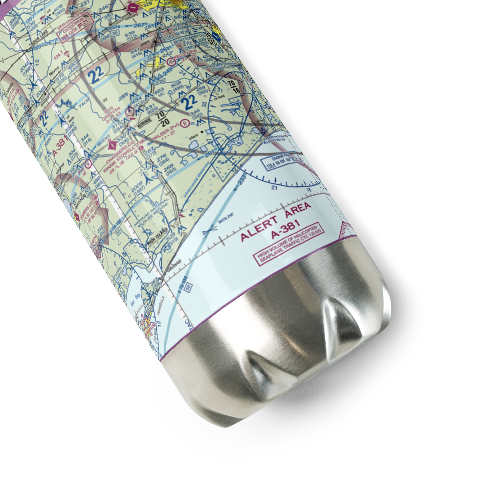 Wilber Farms Airport (5XS3) VFR Sectional Water Bottle 