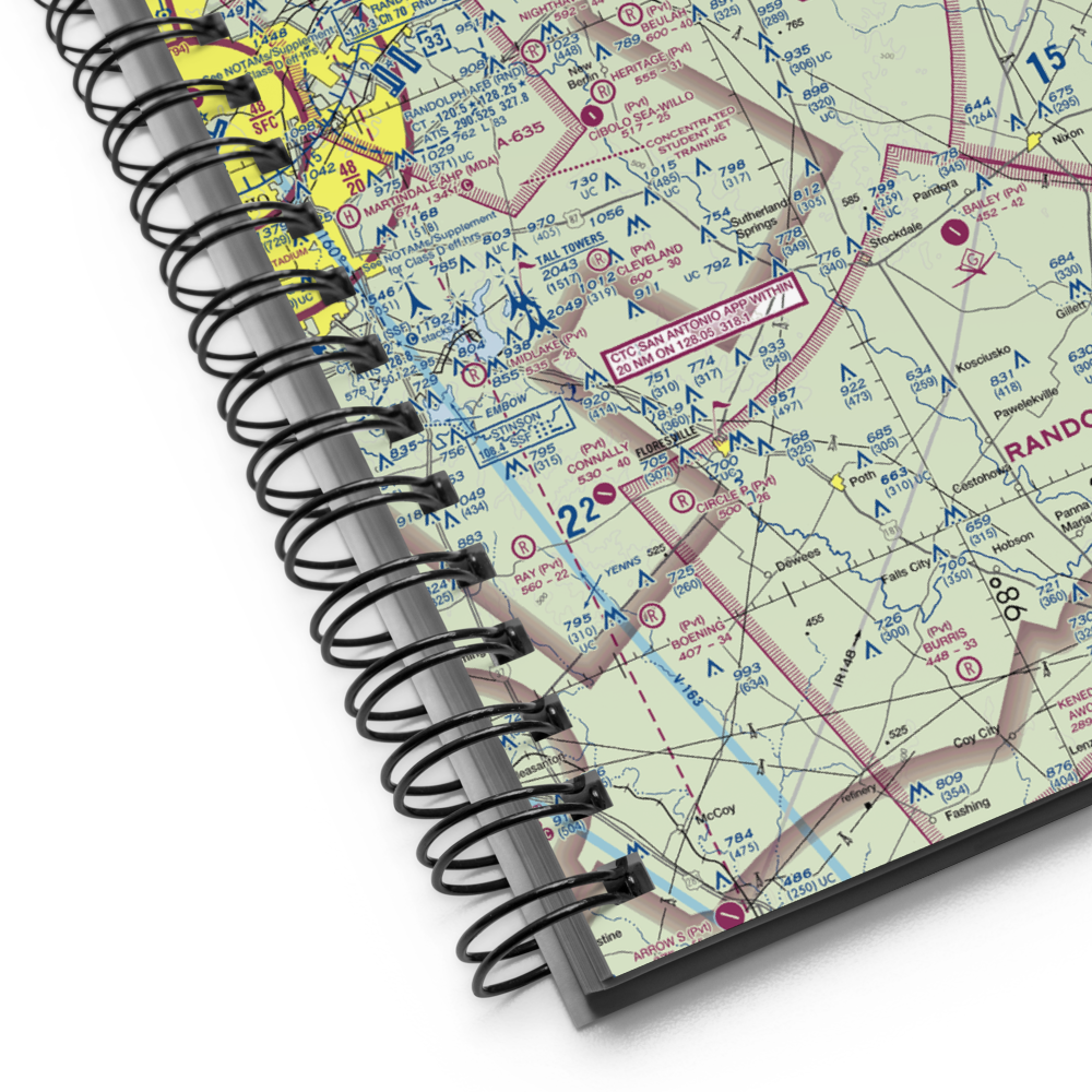Joe Fleming Field (US-0046) VFR Sectional Notebook 