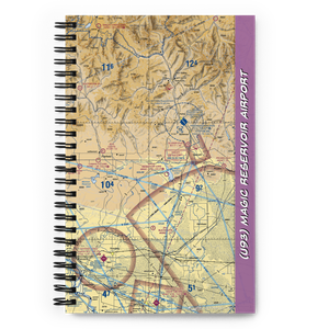 Magic Reservoir Airport (U93) VFR Sectional Notebook