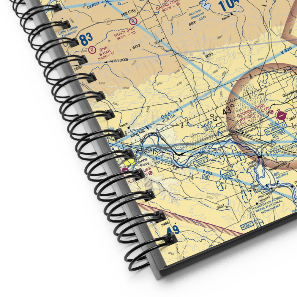 Camas County Airport (U86) VFR Sectional Notebook 
