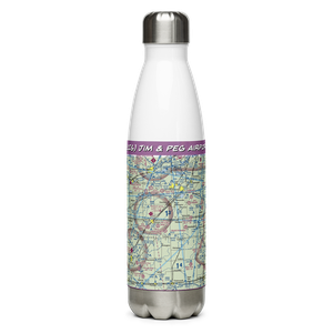 Jim & Peg Airport (61IS) VFR Sectional Water Bottle