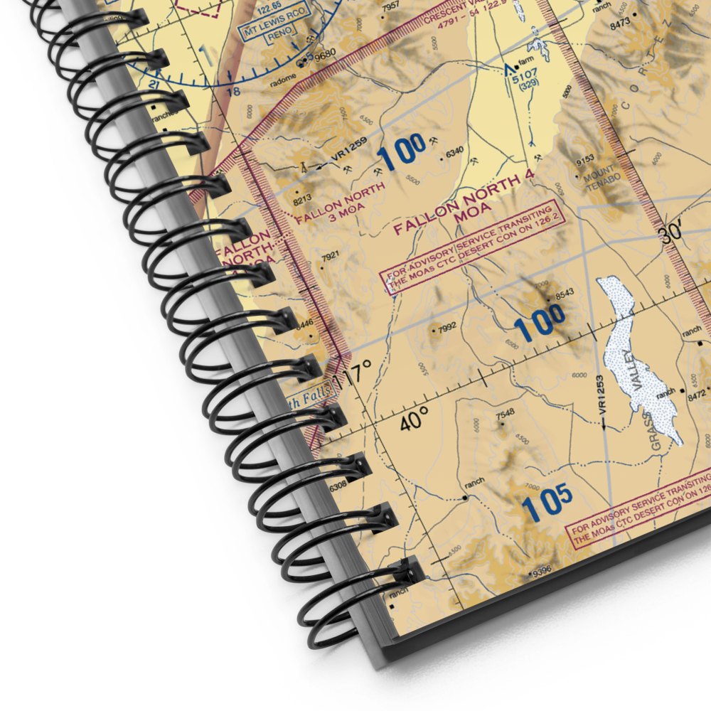 Crescent Valley Airport (U74) VFR Sectional Notebook 