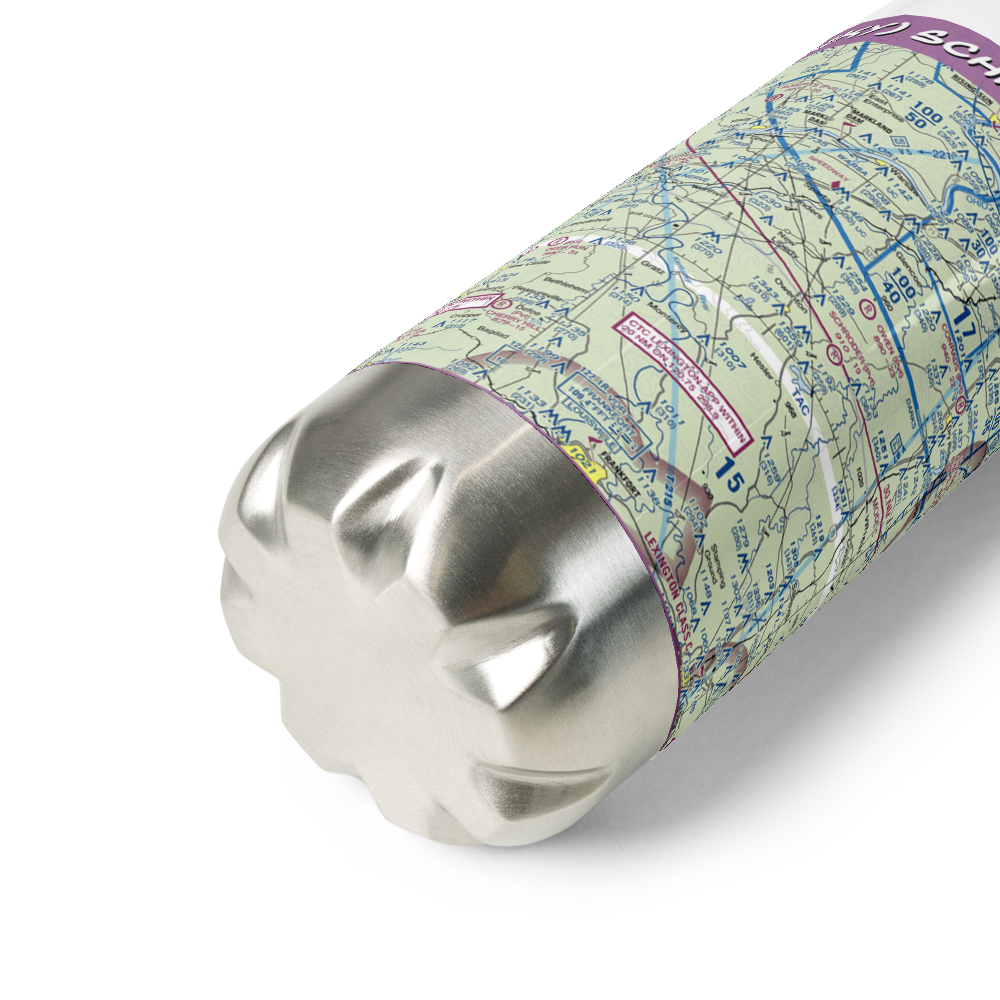 Schroder Airport (61KY) VFR Sectional Water Bottle 