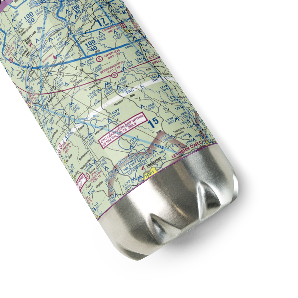 Schroder Airport (61KY) VFR Sectional Water Bottle 
