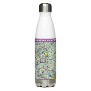 Farris Strip (61MU) VFR Sectional Water Bottle