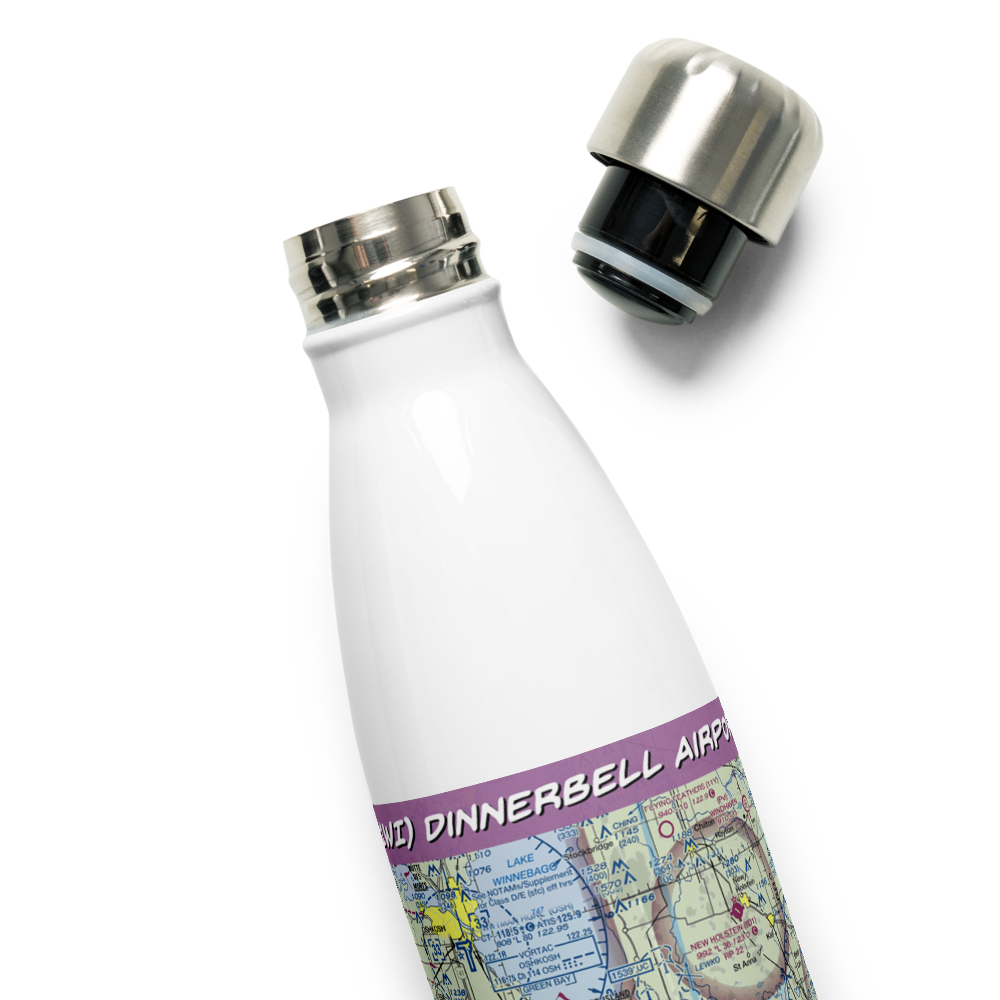 Dinnerbell Airport (61WI) VFR Sectional Water Bottle 