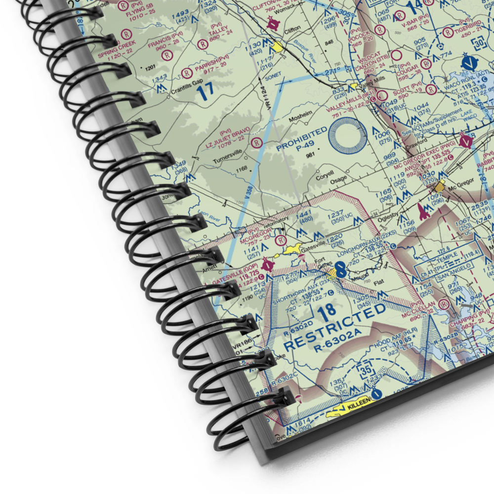 Laguna Park Community Airport (TX82) VFR Sectional Notebook 