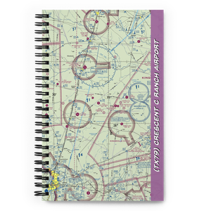 Crescent C Ranch Airport (TX79) VFR Sectional Notebook