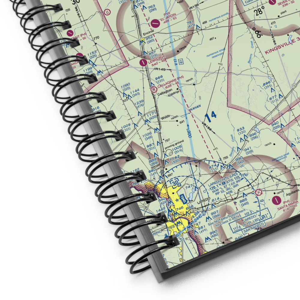 Crescent C Ranch Airport (TX79) VFR Sectional Notebook 