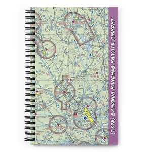 Sandbur Ranches Private Airport (TX75) VFR Sectional Notebook