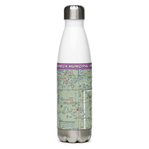 Seneca Municipal Airport (62K) VFR Sectional Water Bottle