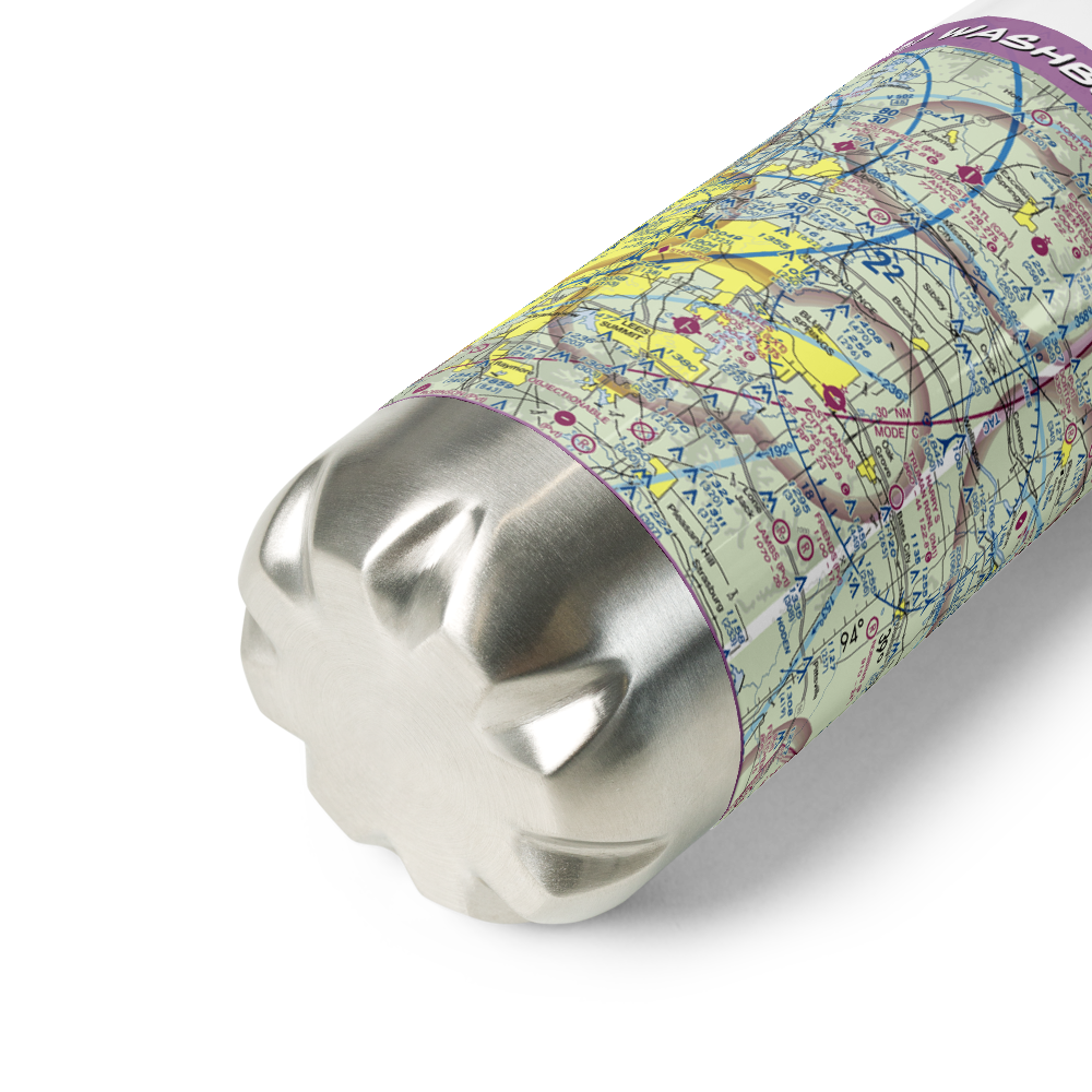 Washburn Farm Airport (62MO) VFR Sectional Water Bottle 
