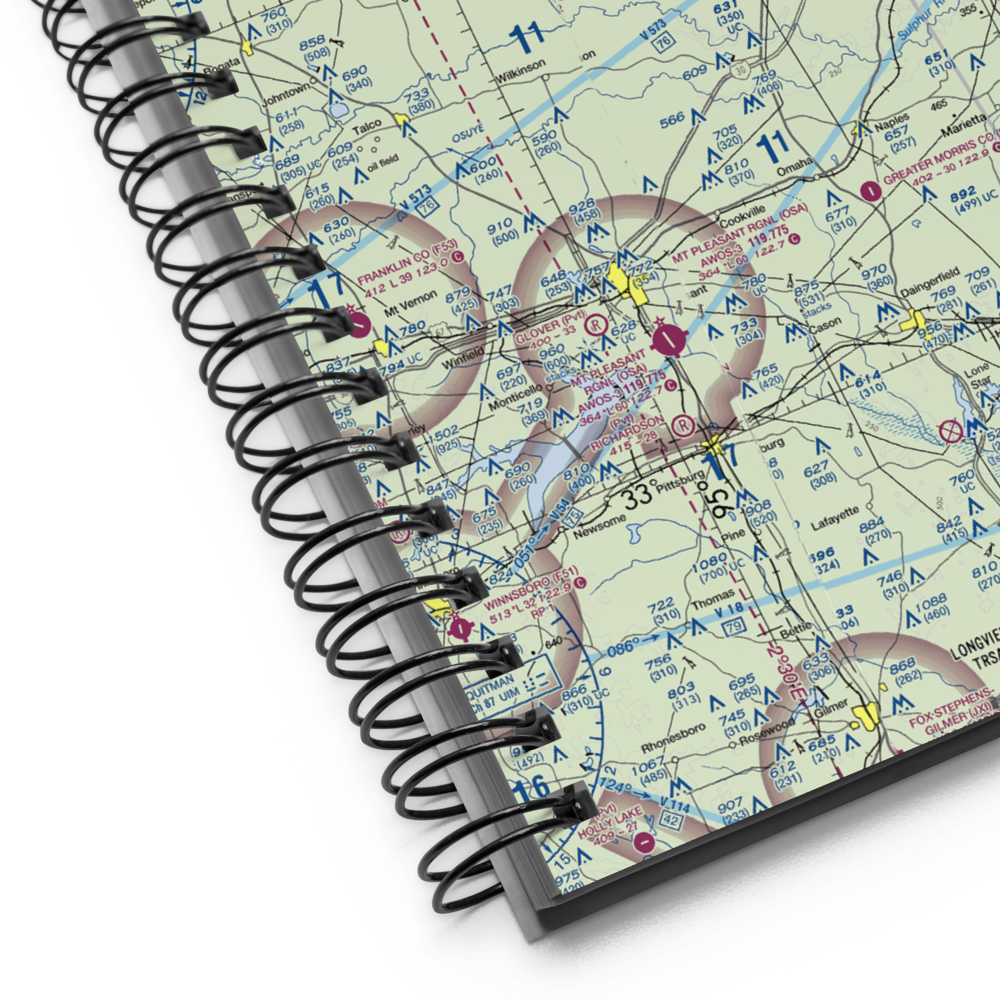 Key's Ranch Airport (TX35) VFR Sectional Notebook 