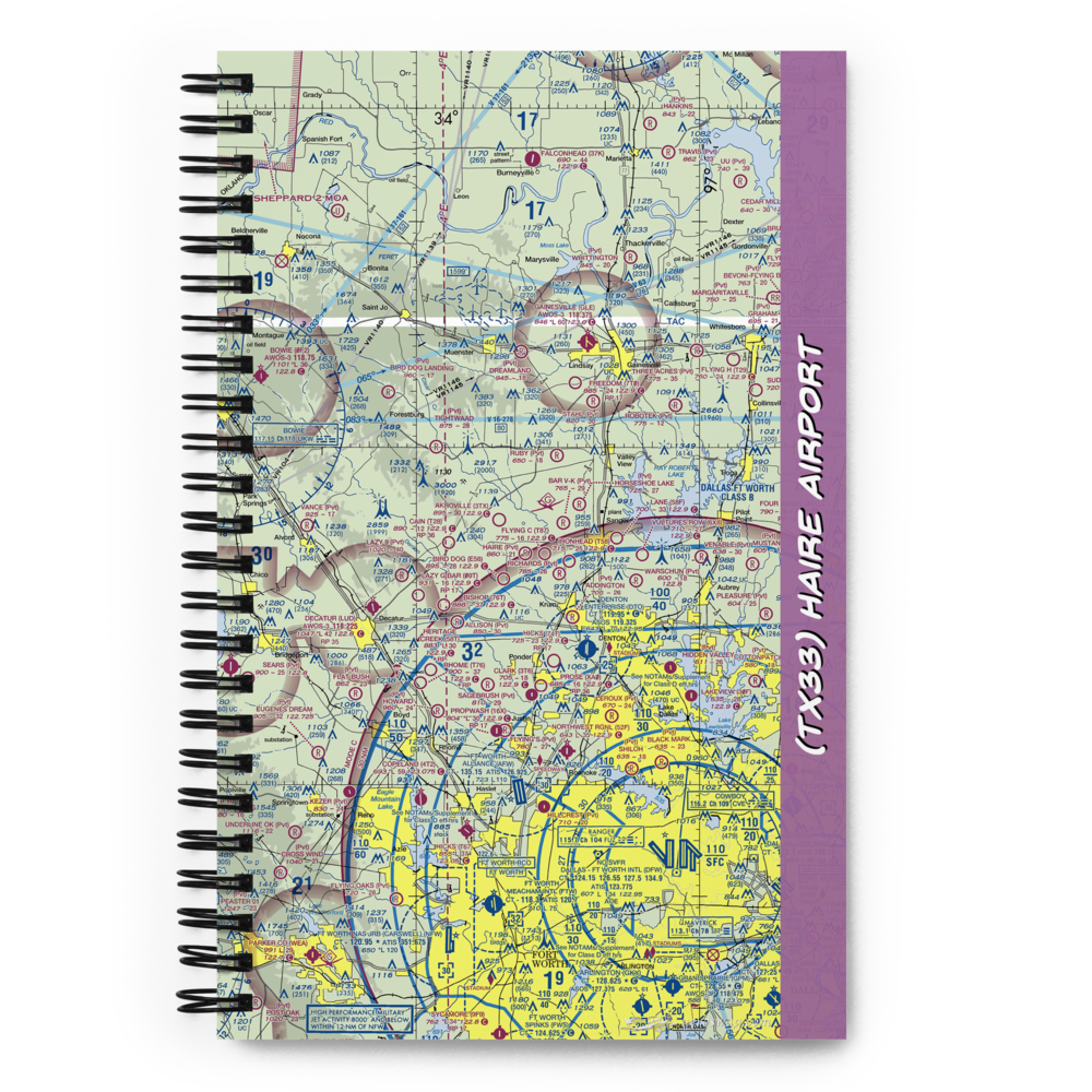 Haire Airport (TX33) VFR Sectional Notebook 