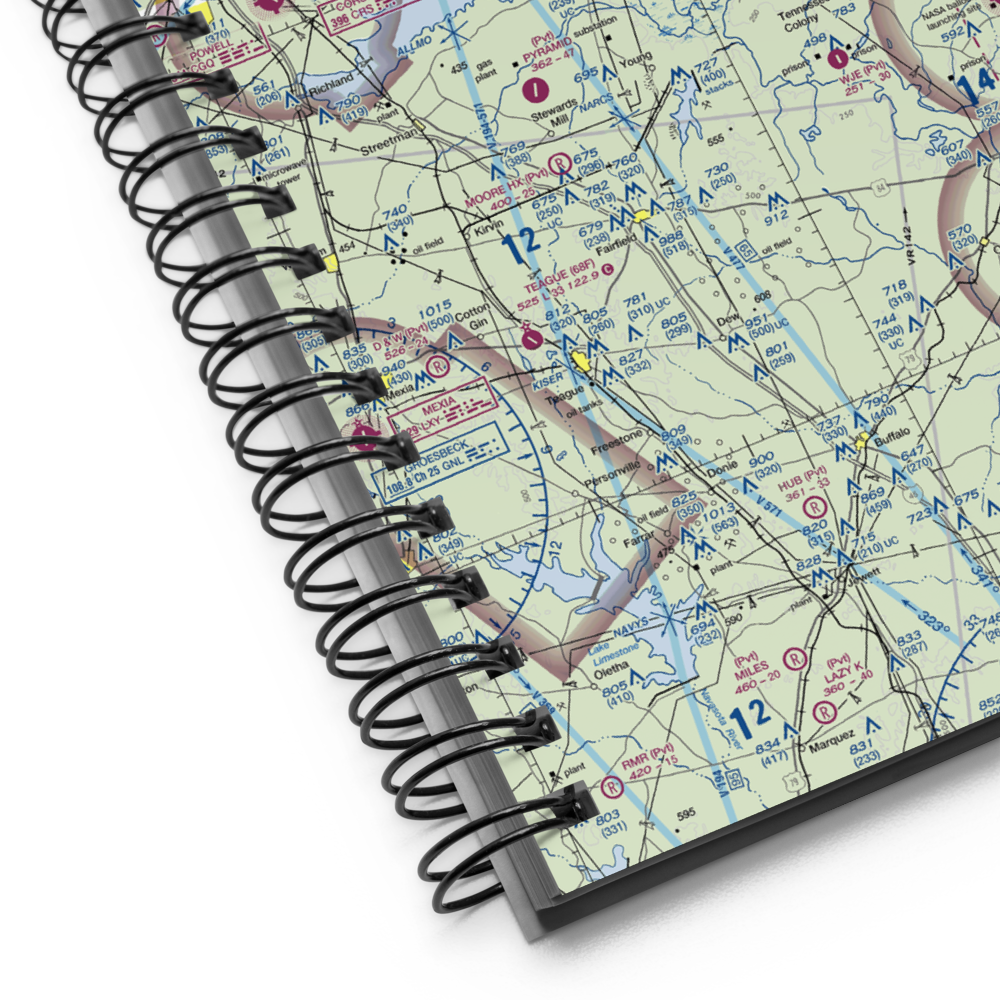 Lochridge Ranch Airport (TX25) VFR Sectional Notebook 