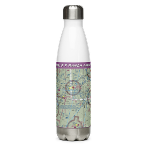 J F Ranch Airport (62XS) VFR Sectional Water Bottle