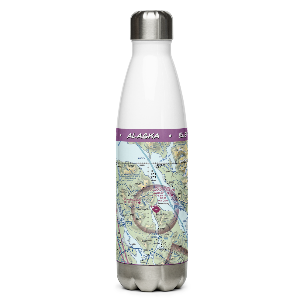 Lloyd R. Roundtree Seaplane Facility Seaplane Base (63A) VFR Sectional Water Bottle 