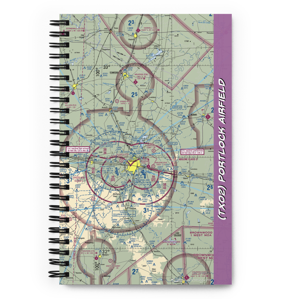 Portlock Airfield (TX02) VFR Sectional Notebook 