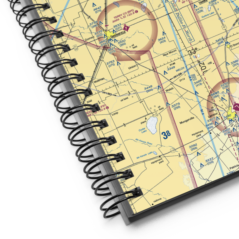 New Home Airport (TX01) VFR Sectional Notebook 