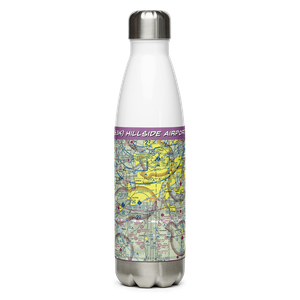 Hillside Airport (63K) VFR Sectional Water Bottle