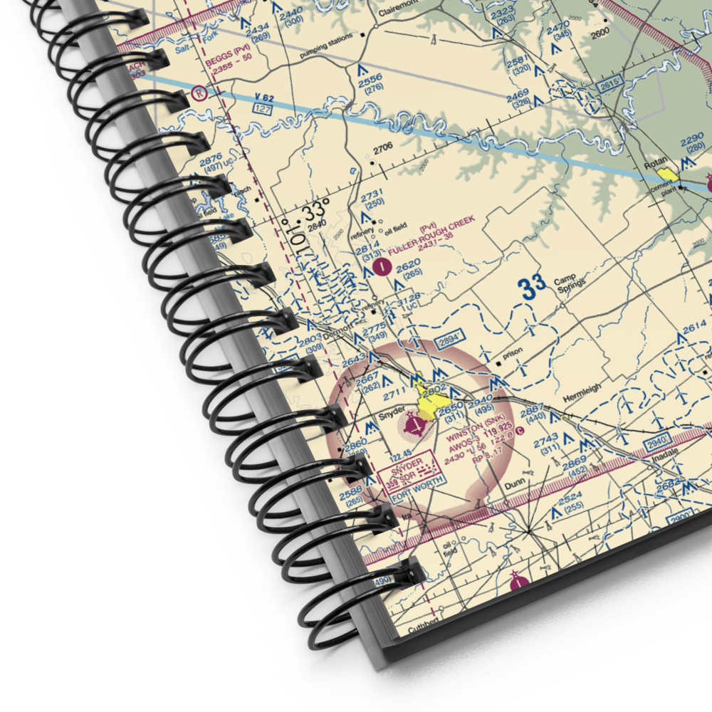 Norris Field (TS62) VFR Sectional Notebook 