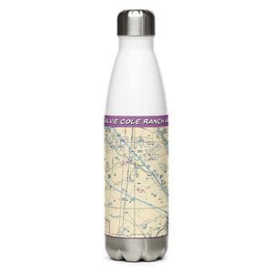 Alvie Cole Ranch Airport (TS95) VFR Sectional Water Bottle