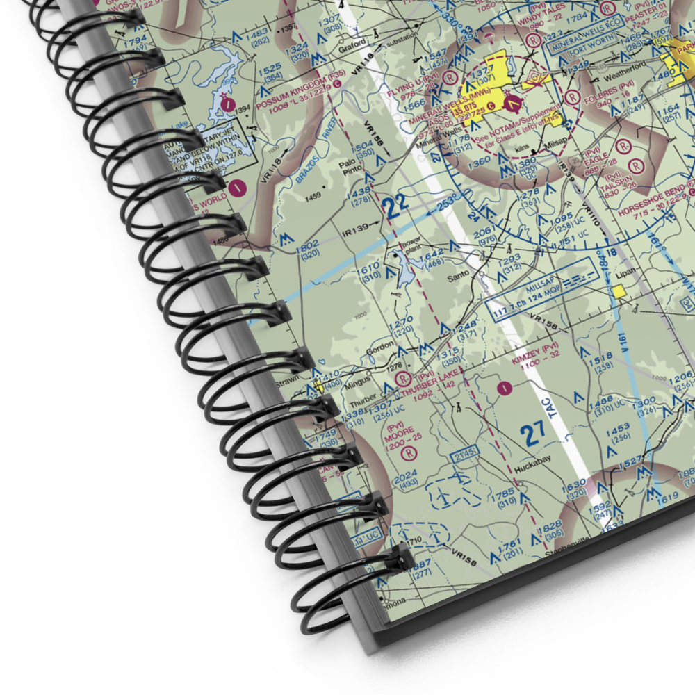 Rock Creek Ranch Airport (5TX) VFR Sectional Notebook 