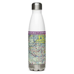 Big 'T' Airport (64GA) VFR Sectional Water Bottle