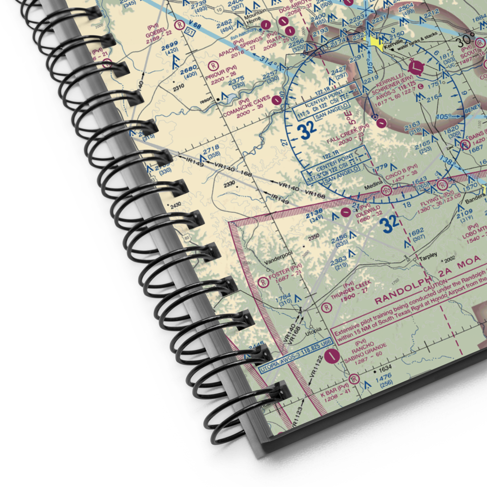 Silver Wings Airport (TS36) VFR Sectional Notebook 
