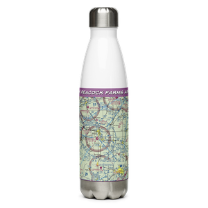 Peacock Farms Airport (64IN) VFR Sectional Water Bottle
